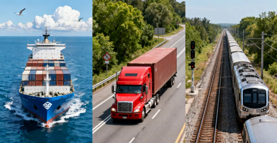 海运与陆运、铁运的本钱时效比照：何种情形选择海运更划算？